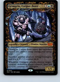 MAGIC: March of the Machine: Multiv Lgds #41 Grimgrin, Corpse-Born Mythic .52B - Image 1