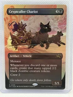 Cryptcaller Chariot (Borderless) Aetherdrift Foil 0306 - Image 1