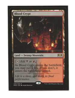 BLOOD CRYPT Ravnica Allegiance MTG English RNA - Image 1