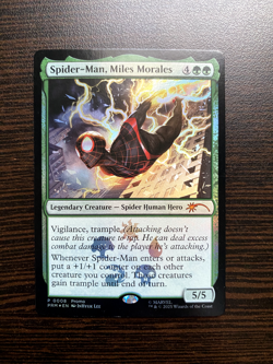 Spider-Man, Miles Morales - Foil NM - Spider-Man Magic The Gathering P0008 - Image 1