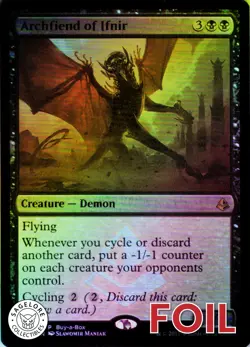 MTG Archfiend of Ifnir (78) | LP Foil | Amonkhet {AKH} - Image 1