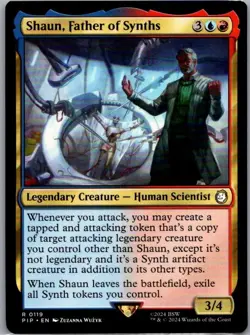 #119 Shaun, Father of Synths Universes Beyond: Fallout Rare - Image 1