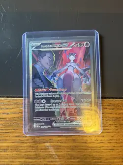 Team Rocket's Mewtwo ex 231/182 SIR Destined Rivals Pokemon TCG PACK FRESH - Image 1