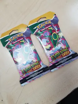 Pokemon Evolving Skies TCG Sleeved Booster Pack Brand New Factory Sealed - Image 1