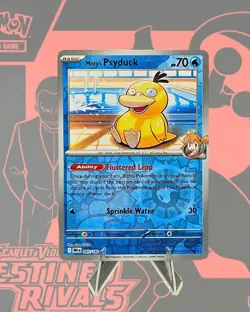 Misty's Psyduck 045/182 Sv10: Destined Rivals Reverse Holo Free Shipping Pokemon - Image 1