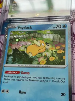 Pokemon - Psyduck MEP 007 - Black Star Promo - Swirl - Blister - Graded - ACE 10 - Image 3