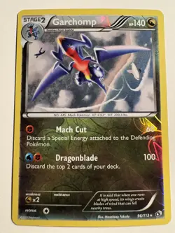 Pokemon Garchomp Reverse Holo 96/113 LTR Legendary Treasures LP/NM - Image 1