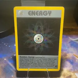 Pokemon Rainbow Energy 17/82 Team Rocket Holo Rare Unlimited Wizards - Image 1
