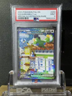 2023 POKEMON PAL EN-PALDEA EVOLVED #264 SQUAWKABILLY EX PSA 9 - Image 1