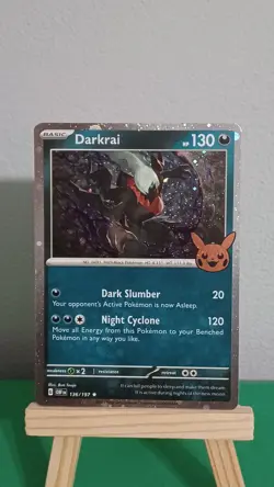2023 Pokemon TCG Darkrai OBF EN 136/197 Obsidian Flames Cosmos Rare - Image 1