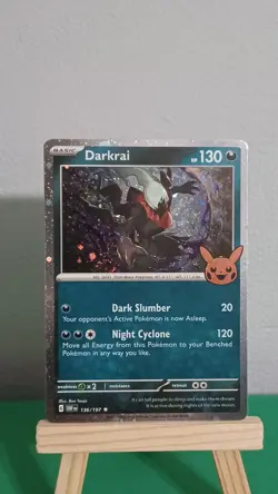 2023 Pokemon TCG Darkrai OBF EN 136/197 Obsidian Flames Cosmos Rare - Image 3