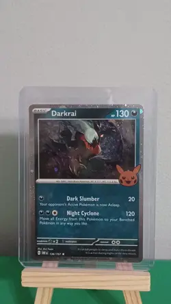 2023 Pokemon TCG Darkrai OBF EN 136/197 Obsidian Flames Cosmos Rare - Image 5