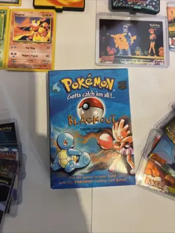 Pokemon Blackout Theme Deck Complete Set Open with Manual - Image 4