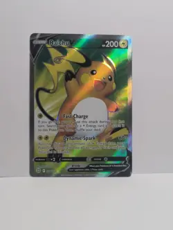 Pokemon Raichu V 158/172 SWSH09: Brilliant Stars Full Art Ultra Rare Holo - Image 1
