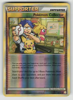 Pokemon Collector Uncommon HeartGold SoulSilver Reverse Holo 97/123 LP - Image 1