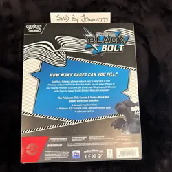 Pokemon TCG Black Bolt Binder Collection Box Factory Sealed New - Image 2