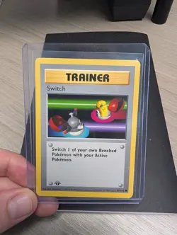 Switch 1ST EDITION Base Set (Shadowless) 1999 Pokemon 95/102 Common - Image 3