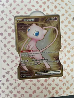 Mew Ex 205/165 Ultra Premium Gold Metal Promo English 2023 Pokemon SV 151 NM - Image 2