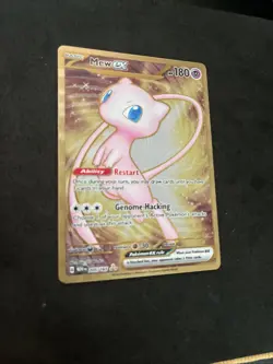 Mew Ex 205/165 Ultra Premium Gold Metal Promo English 2023 Pokemon SV 151 NM - Image 4