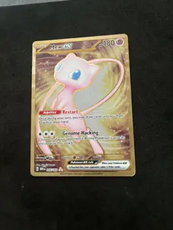 Mew Ex 205/165 Ultra Premium Gold Metal Promo English 2023 Pokemon SV 151 NM - Image 5