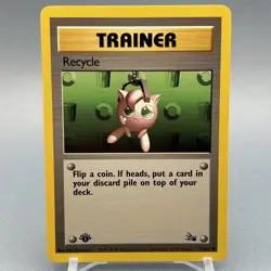 Recycle 61/62 - Fossil - 1st Edition - Pokemon TCG - Image 2