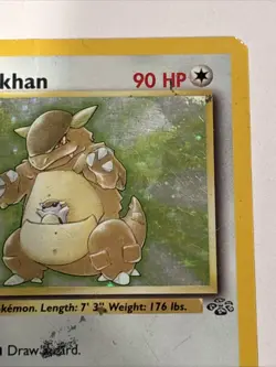 Pokemon TCG Kangaskhan Jungle 5/64 Holo Unlimited Holo Rare - Image 3