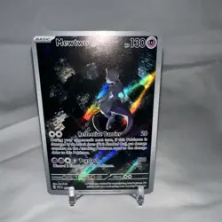 Pokemon TCG Mewtwo Promo Holo Scarlet & Violet Promo 052 Basic Psychic 2023 - Image 1