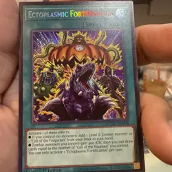 Yugioh Ectoplasmic Fortification MZMU-EN008 Secret Rare 1st Edition - Image 1