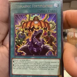 Yugioh Ectoplasmic Fortification MZMU-EN008 Secret Rare 1st Edition - Image 2