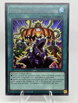 Yugioh! 1x Ectoplasmic Fortification MZMU-EN008 Secret Rare 1st Ed NM - Image 1