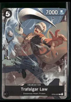 One Piece TCG Trafalgar Law OP04-087 Welcome Pack Vol. 1 Promo - Image 1
