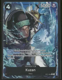 Kuzan (Alternate Art) OP11-084 - One Piece TCG A Fist of Divine Speed R - Image 1