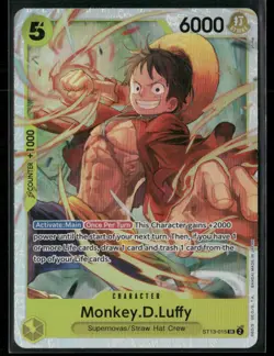 Monkey.D.Luffy (015) ST13-015 - One Piece TCG Ultra Deck: The Three Brothers SR - Image 1