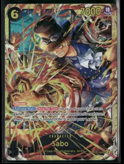 Sabo (120) OP13-120 - One Piece TCG Carrying On His Will SEC - Image 1
