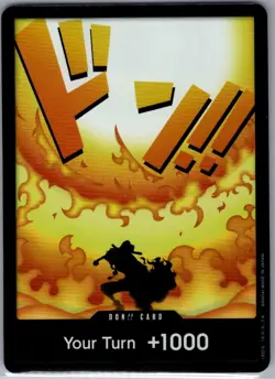 DON!! Card (Portgas.D.Ace) Devil Fruits Collection Vol. 2 - One Piece Card - NM - Image 1