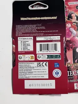 ONE PIECE Card Game EB-03 Heroines Edition Sleeved Booster Pack LOT OF 5 Sealed - Image 2