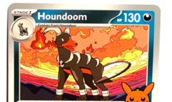 Pokemon Houndoom! + FREE extra Rare card! - Image 2