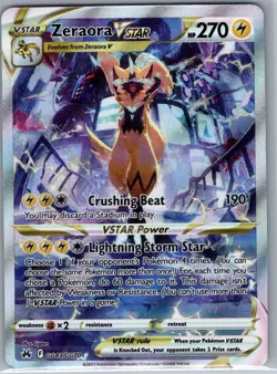 Zeraora VSTAR GG43/GG70 Crown Zenith: Galarian Gallery - Pokemon Card - NM - Image 1