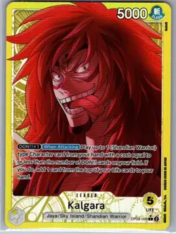 Kalgara (Alt Art) OP08-098 English Two Legends - One Piece Card - NM - Image 1