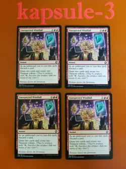 4x Unexpected Windfall | Forgotten Realms | MTG Magic Cards - Image 1