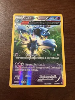 Nidoqueen 69/160 XY Primal Clash Pokemon Reverse Holo Rare Card (NM) - Image 1