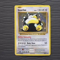 Snorlax XY179 Promo Cosmos Holo w/ Thick Swirl XY Promos Pokemon Card NM - Image 1
