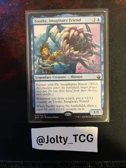 Magic the Gathering MTG Toothy, Imaginary Friend Battlebond LP - Image 1
