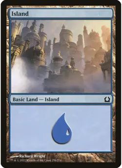 Island (258) (Foil) MTG NM - Return to Ravnica - Image 1