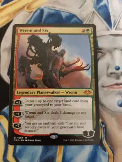 Wrenn and Six MTG Modern Horizons Mythic Plansewalker Mint - Pack Fresh x1 SC2 - Image 2