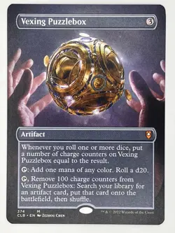 MTG - Vexing Puzzlebox (Borderless) - Baldur's Gate NM/M Condition - Image 1