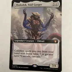 Zhulodok, Void Gorger (Extended Art) Commander Masters Regular - Image 1