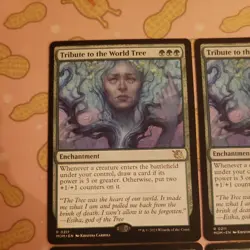 MTG Magic The Gathering Tribute to the World Tree March of the Machine Regular - Image 2