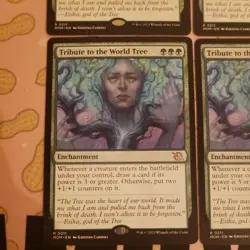 MTG Magic The Gathering Tribute to the World Tree March of the Machine Regular - Image 4