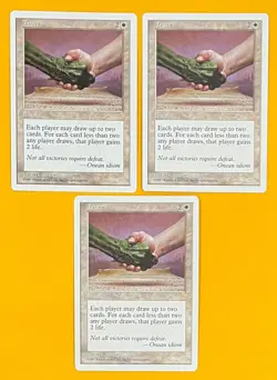 MTG TRUCE (x3) 5th Edition (OldManMTG 010-671) - Image 1